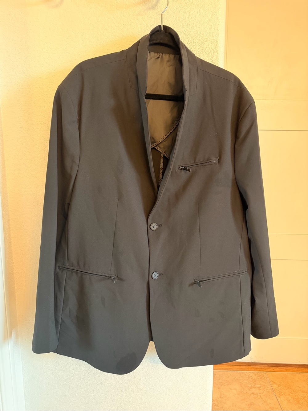 Kenneth Cole New York Tech Blazer - Black - Size XXL (50)
